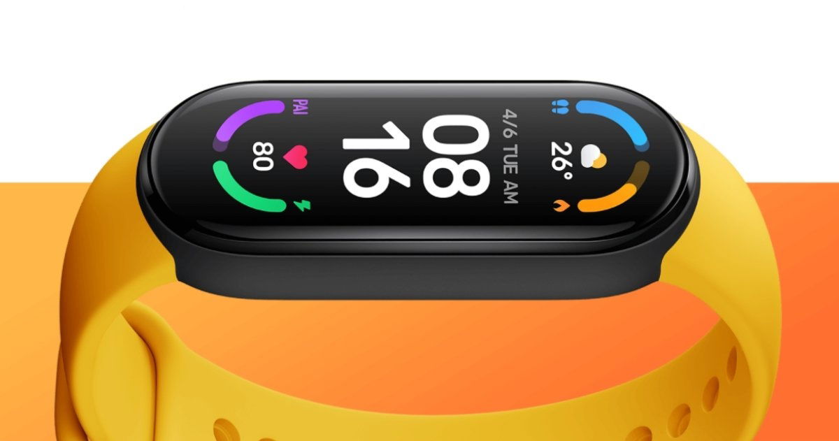Xiaomi Mi Band 6 amarilla