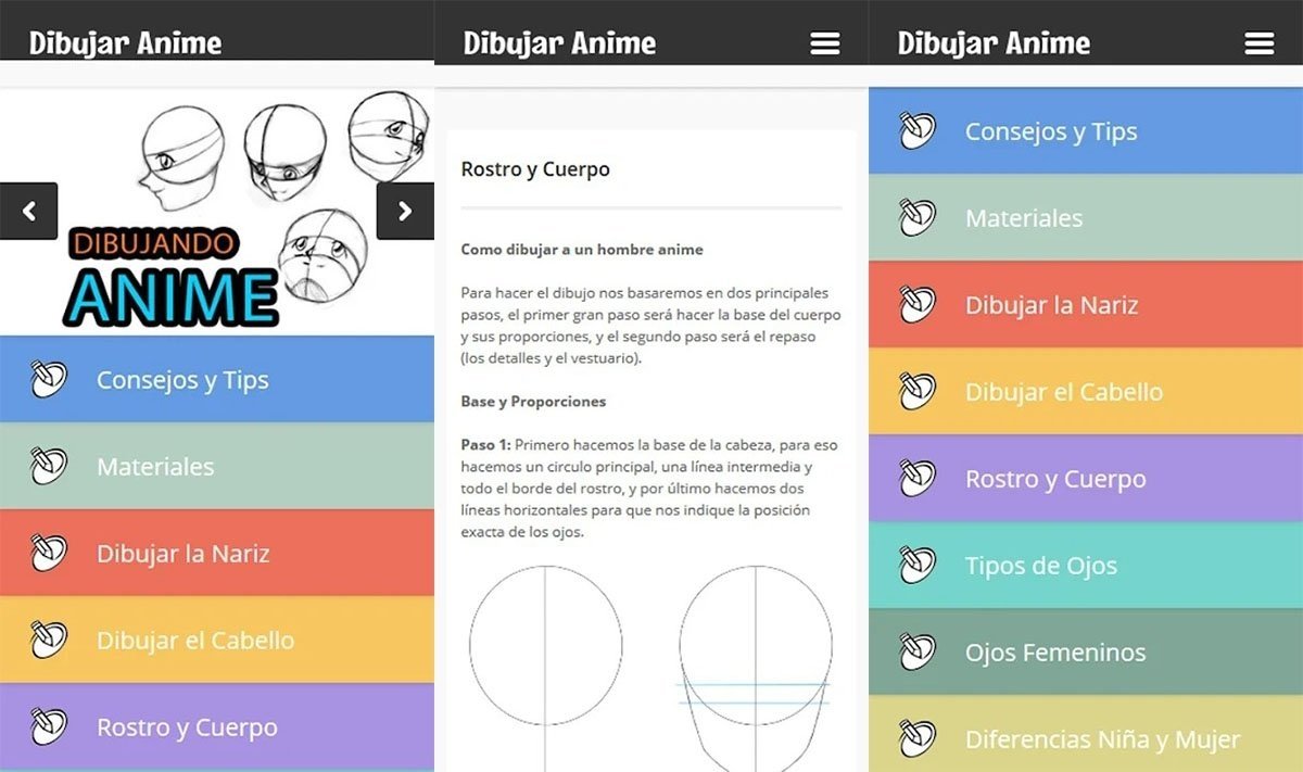 app dibujar anime