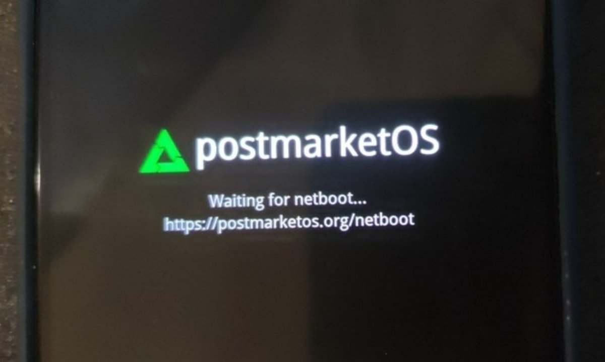 postmarketOS, iniciado con un netboot