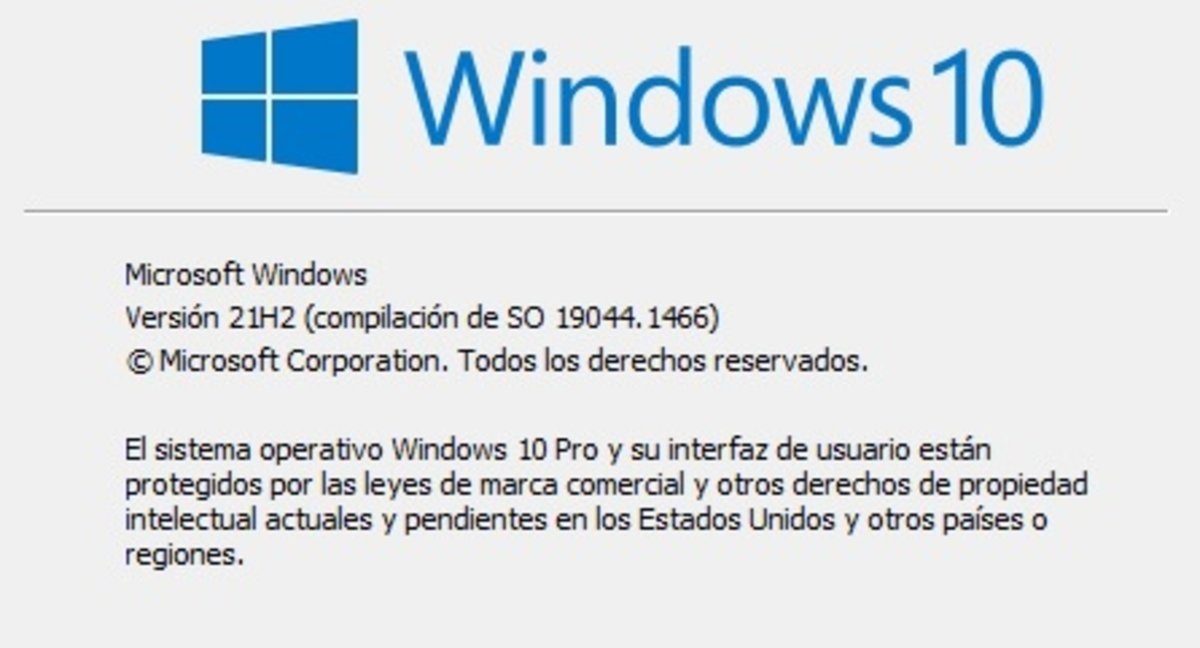 versión Windows actual