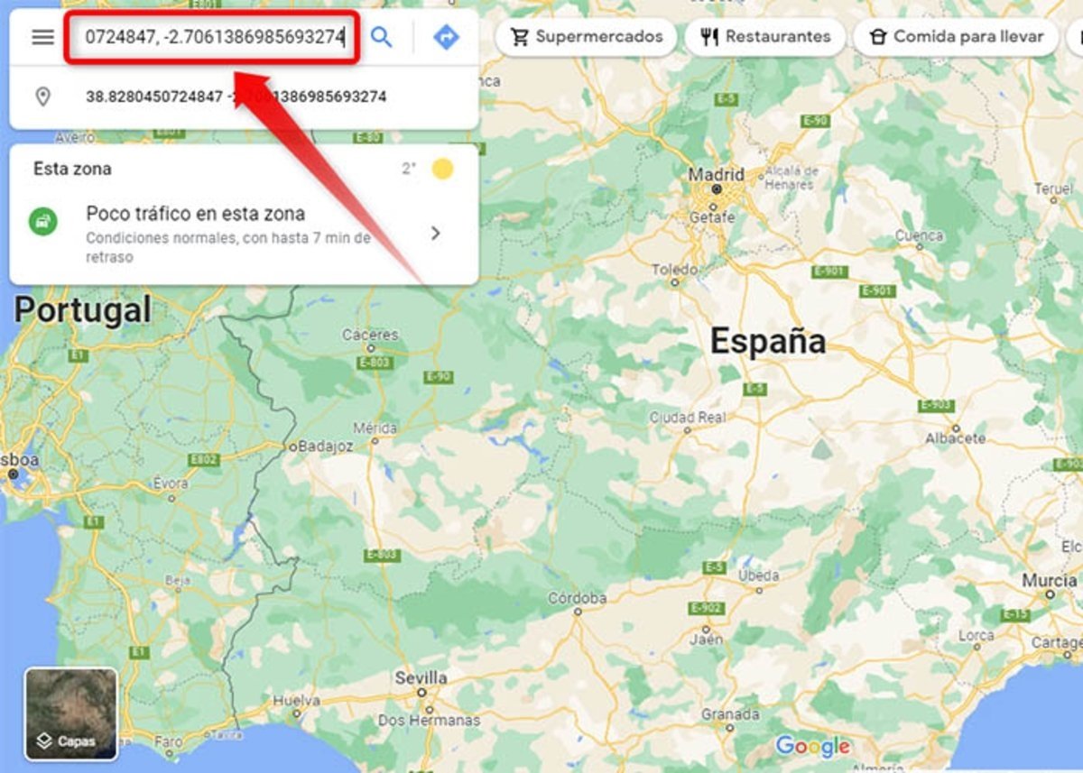 Así puedes buscar una dirección en Google Maps empleando las coordenadas