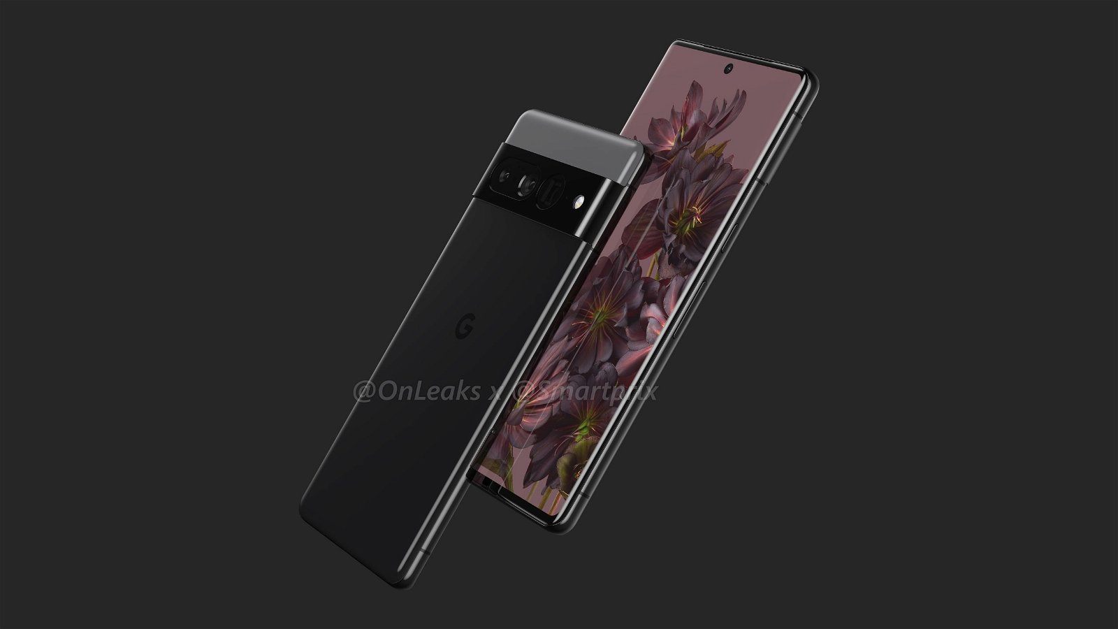 Google Pixel 7 Pro negro, diseño