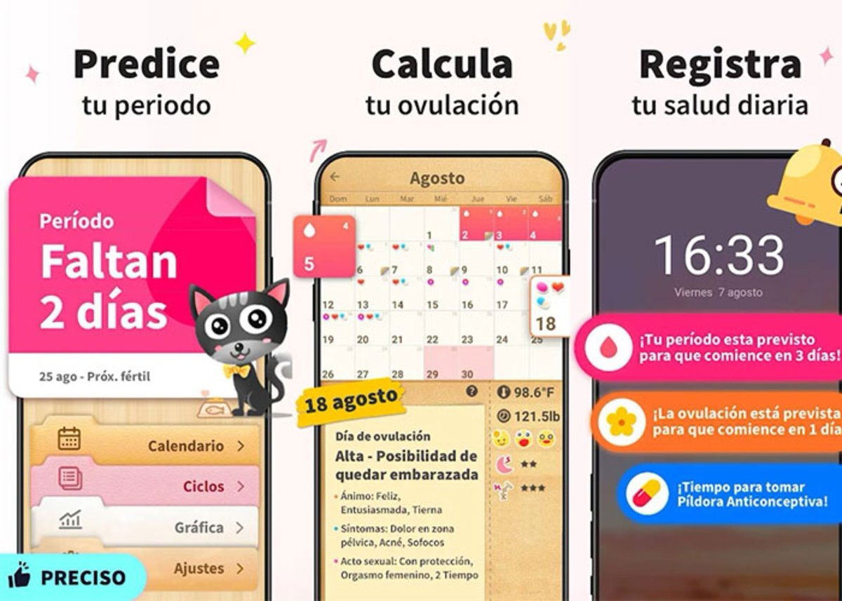 Las mejores 8 apps para controlar la menstruación