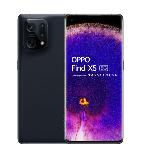 ✓OPPO FIND X5 PRO FUNDA DE TAPA LIBRO NEGRA CON CIERRE MAGNETICO - MiFunda