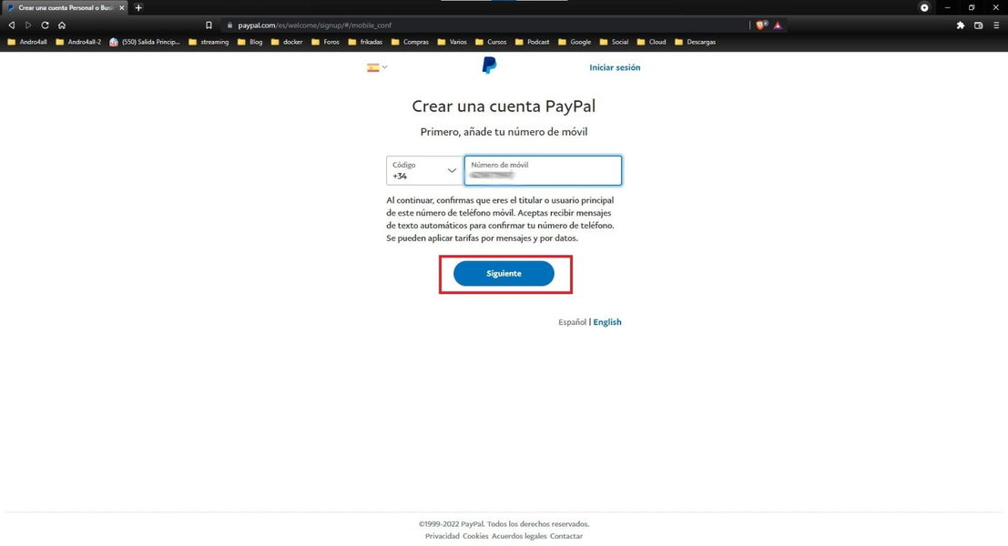 Cómo crear una cuenta de PayPal para hacer pagos online