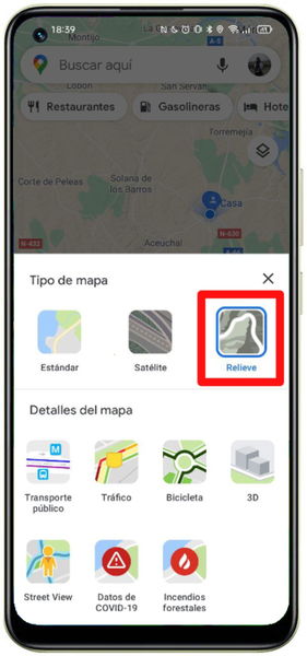 Cómo saber la altura de un lugar con Google Maps