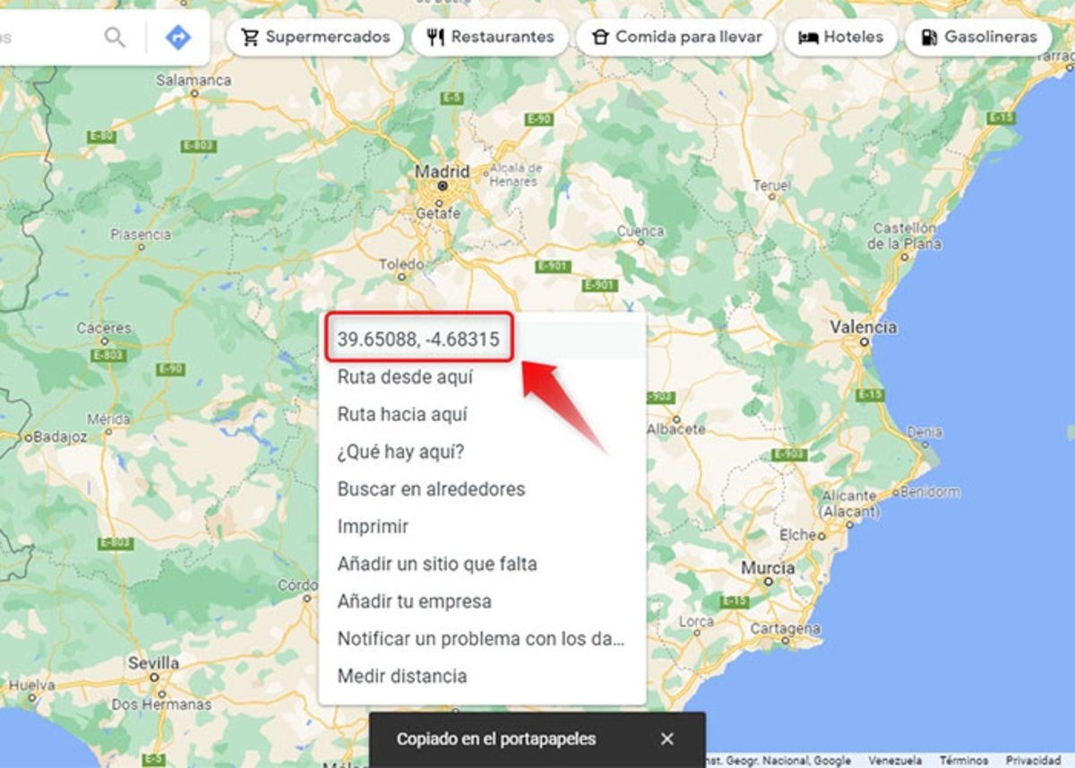 Ubica las coordenadas exactas en Google Maps desde PC