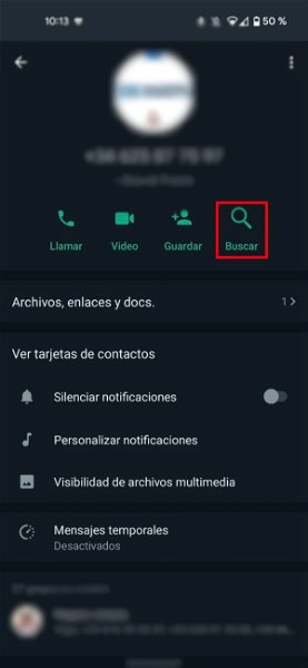 WhatsApp se actualiza con una nueva función que te facilitará la búsqueda de mensajes