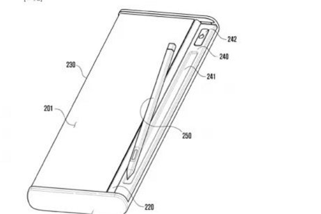Samsung desliza los bocetos de un posible Galaxy Note con pantalla deslizante