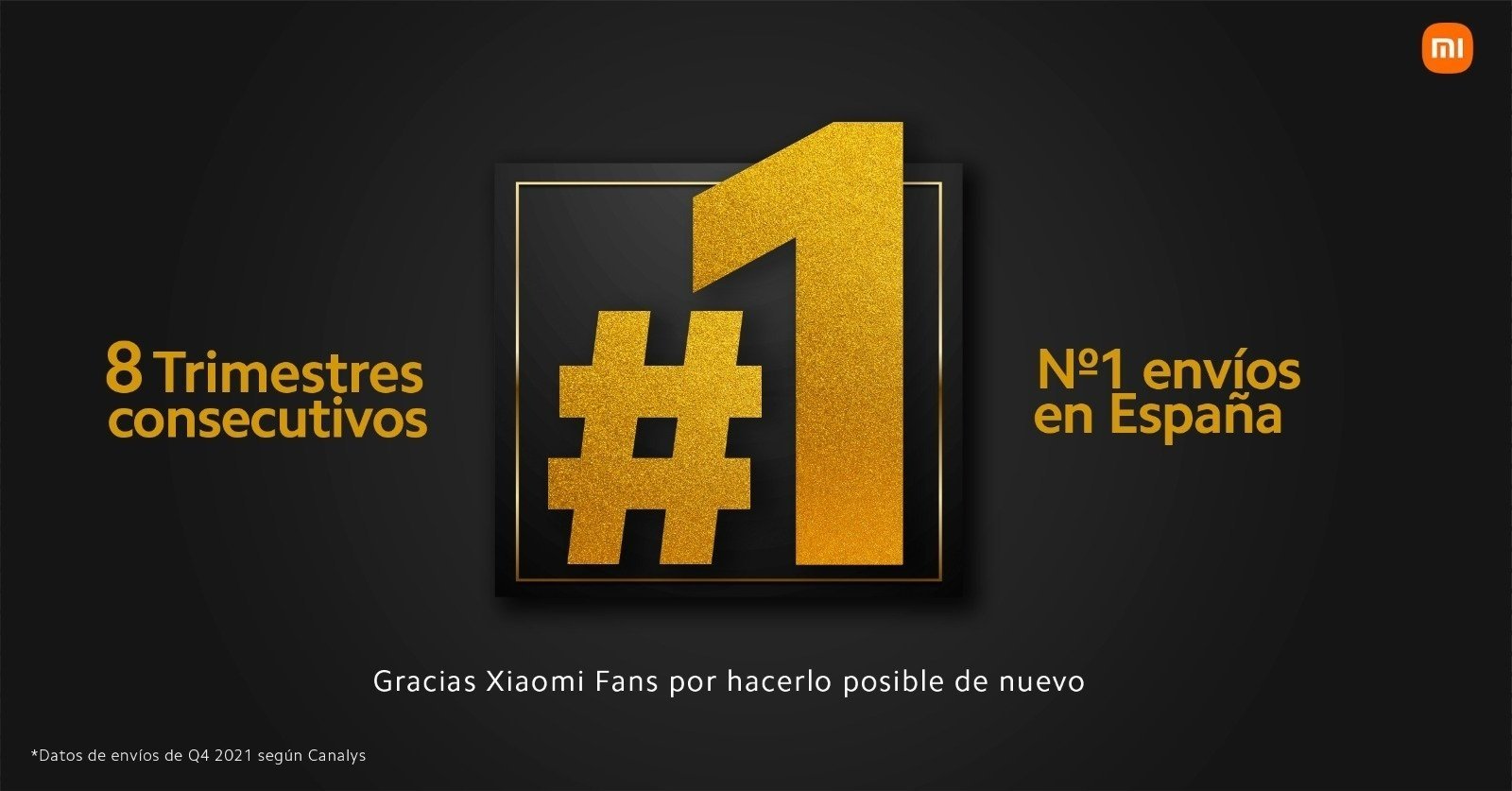 Xiaomi es número 1 del mercado móvil en España