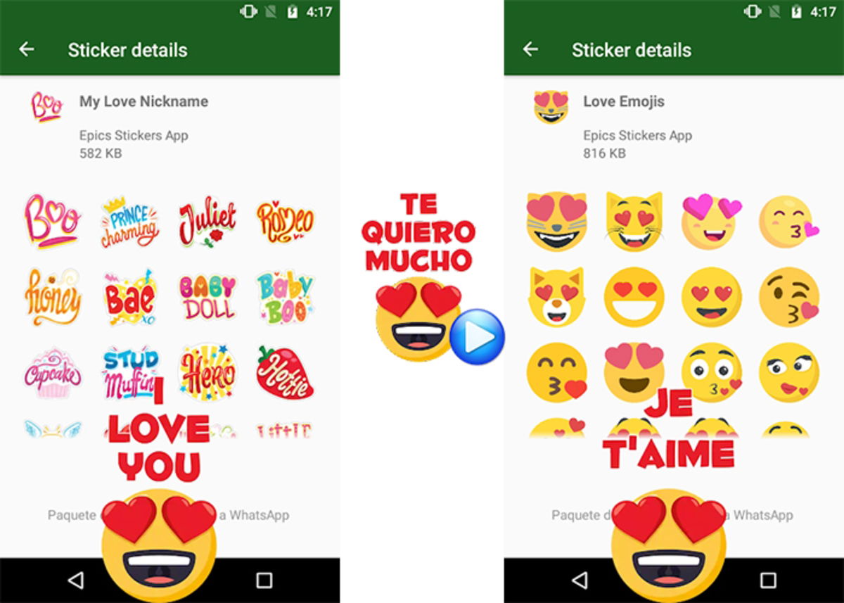 Los mejores packs de stickers para decir "Te quiero" en WhatsApp