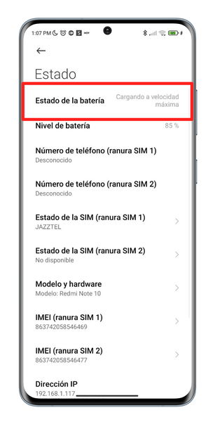 Cargador Xiaomi Carga Rápida 33w REDMI NOTE 9S