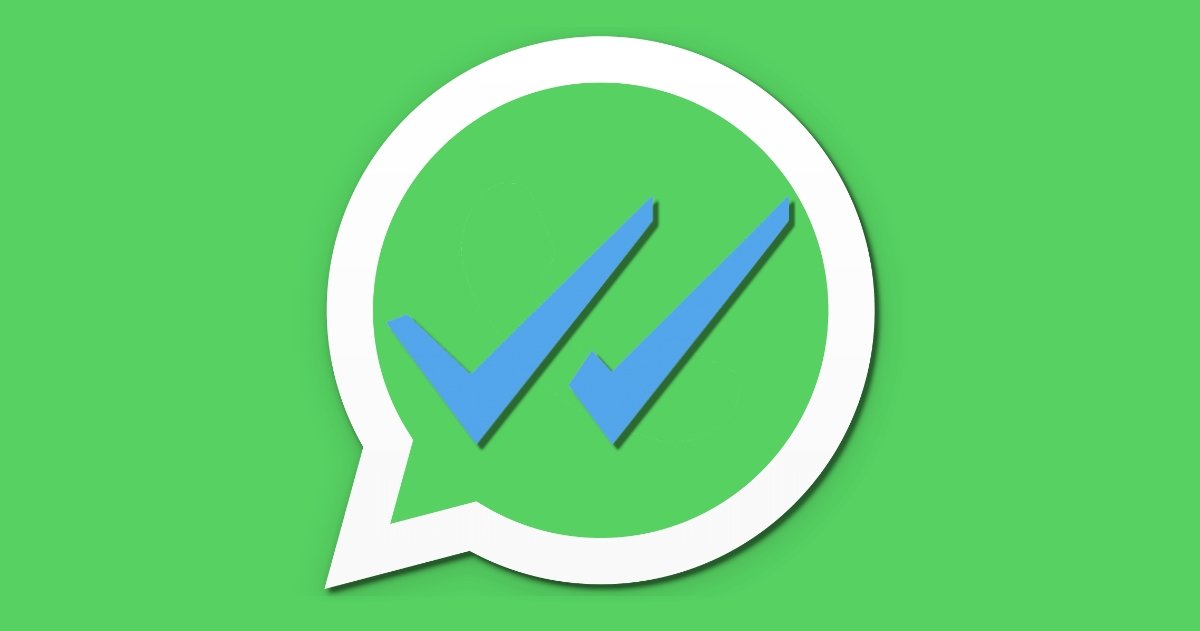 Logo de WhatsApp con doble check azul
