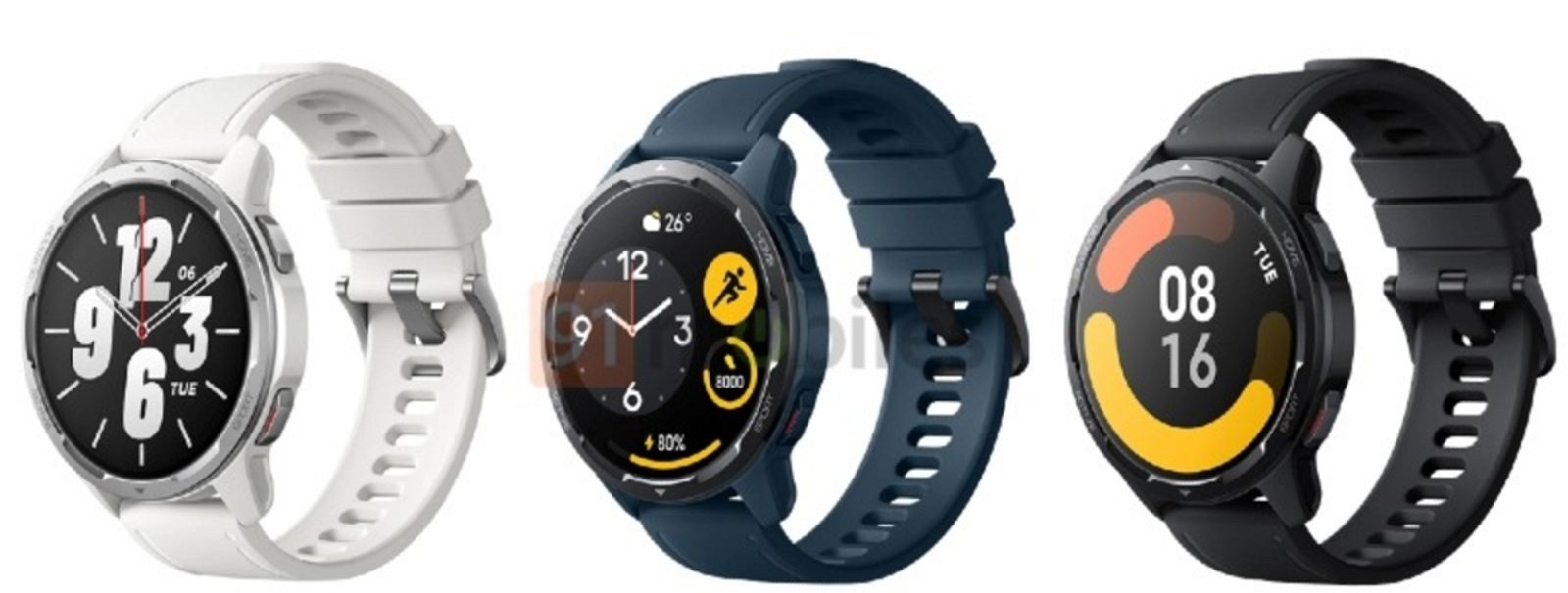 El Xiaomi Watch S1 Active en tres colores