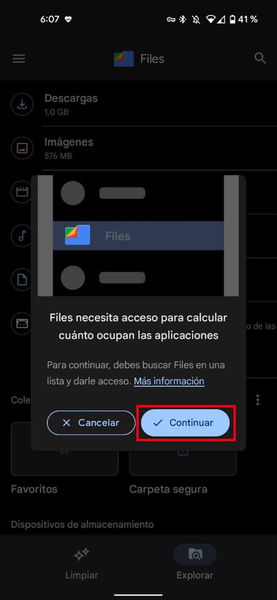 ¿Quieres liberar espacio en tu móvil? Files de Google te muestra qué aplicaciones desinstalar