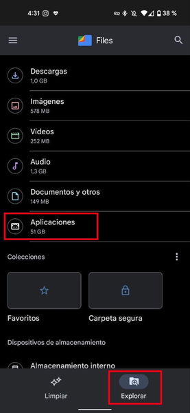 ¿Quieres liberar espacio en tu móvil? Files de Google te muestra qué aplicaciones desinstalar