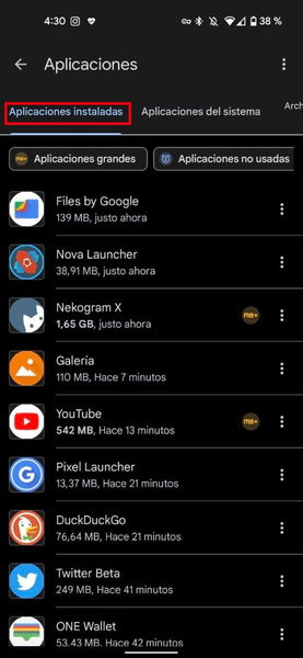 ¿Quieres liberar espacio en tu móvil? Files de Google te muestra qué aplicaciones desinstalar