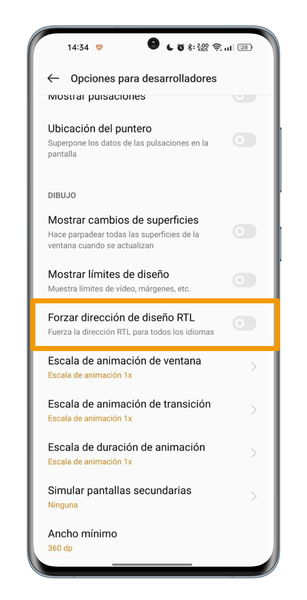 Cómo activar el modo para zurdos en Android