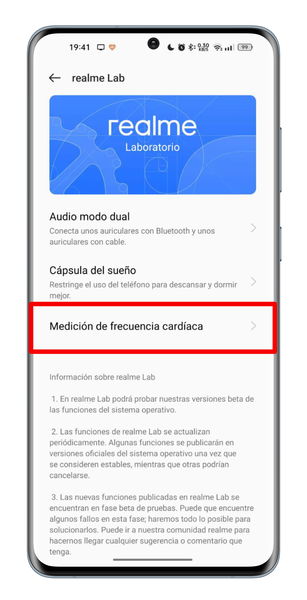 Cómo medir tu ritmo cardíaco con tu móvil realme paso a paso