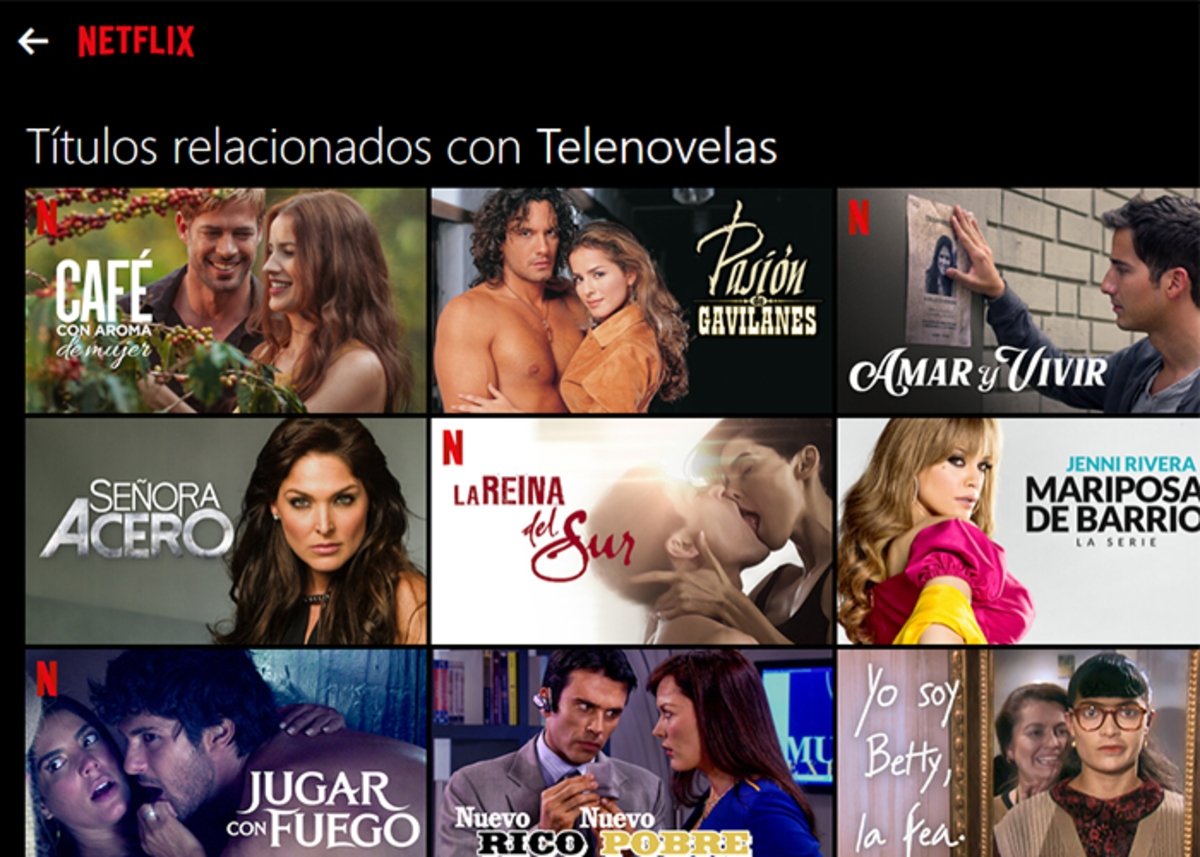 Netflix: plataforma streaming para mirar telenovelas exitosas