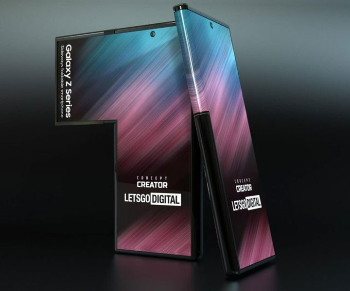 Patente de Samsung Galaxy Fold con forma de "L"