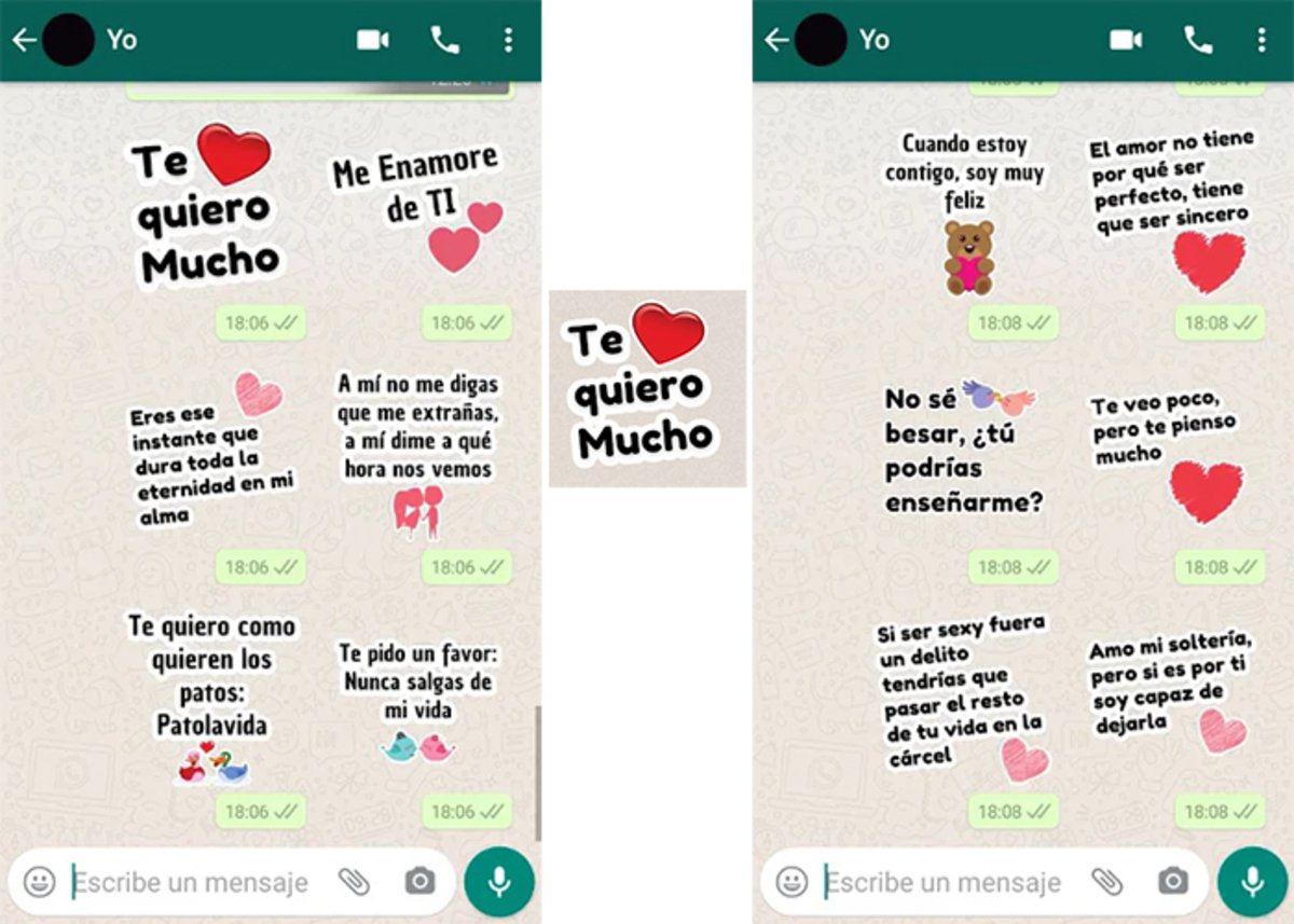 Descompostura Bañera Rápido Los mejores packs de stickers para decir "Te quiero" en WhatsApp
