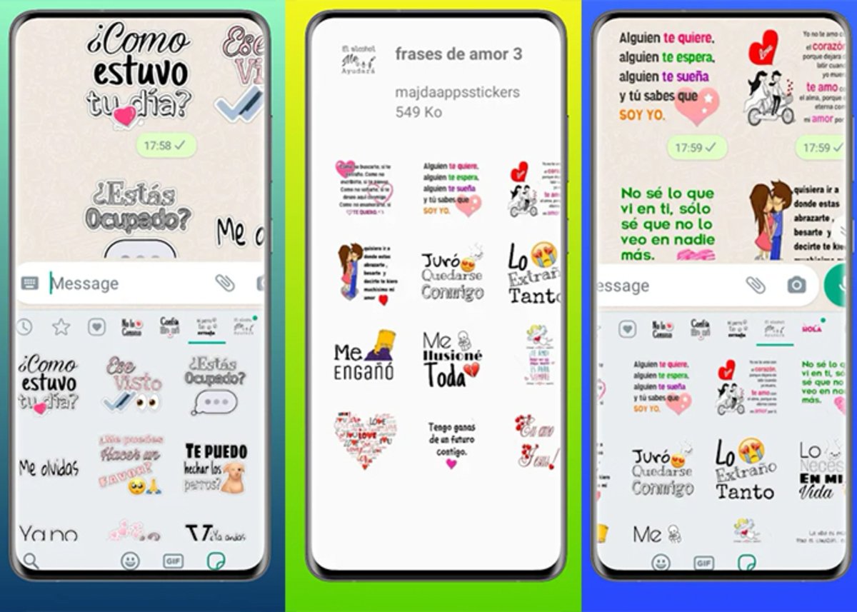 Romantic stickers and love phrases for WhatsApp: magical moments