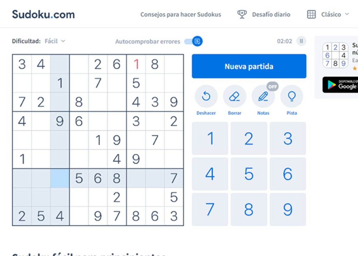 Sudoku: acertijos y mucho más