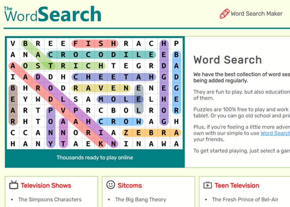 The Word Search: más de 600 sopas de letras