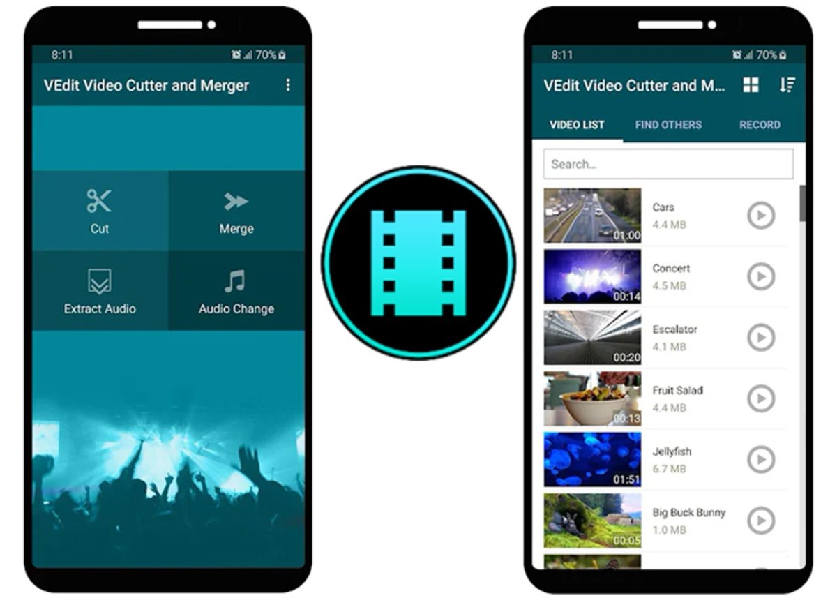 VEdit Video Cutter and Merger: una app para fusionar dos o más videos en uno solo