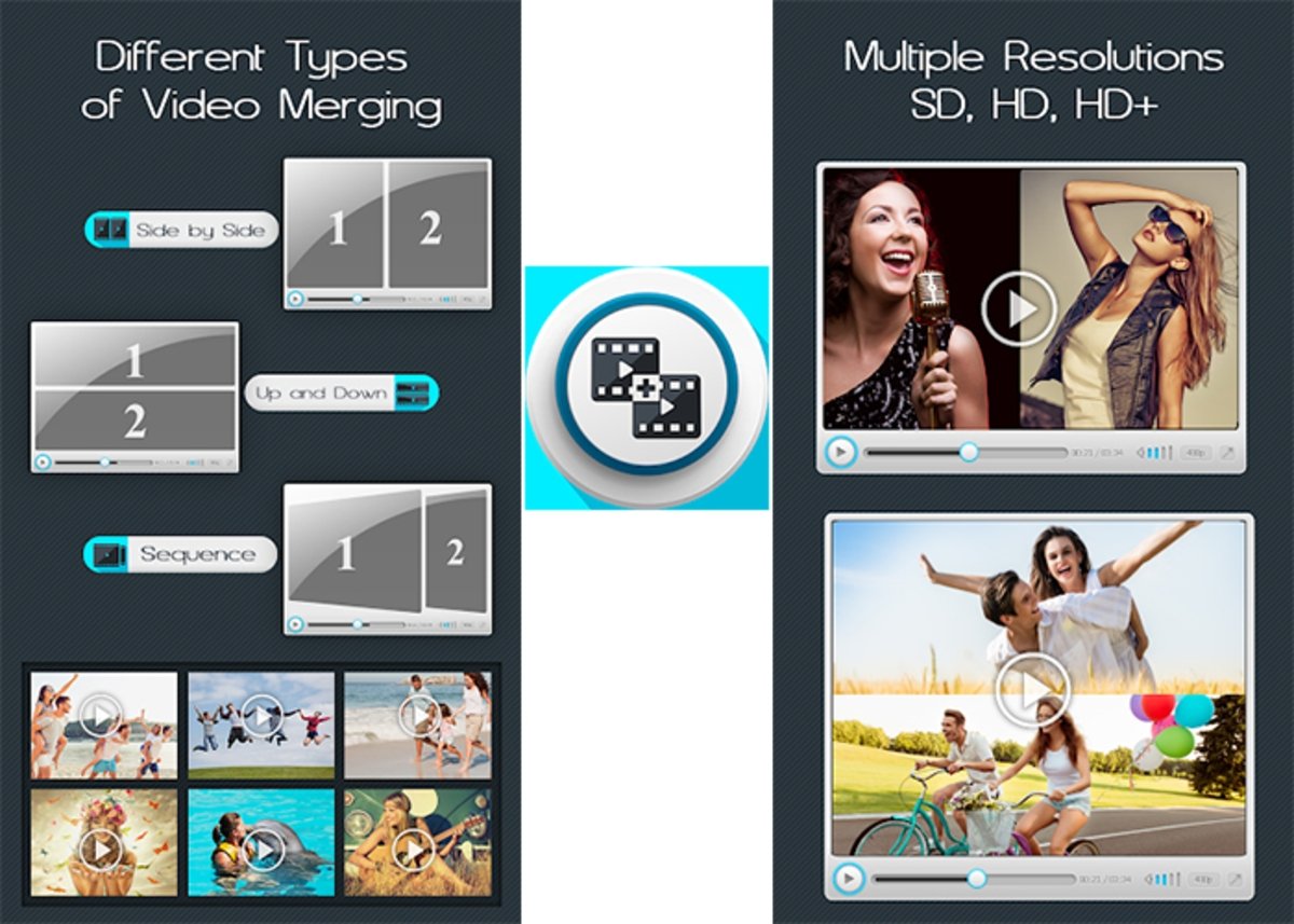 Video Merge: Join videos with very few clips