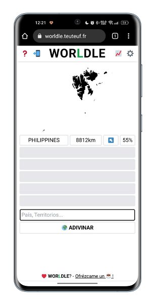 Worldle, el Wordle de países cómo jugar al juego de geografía