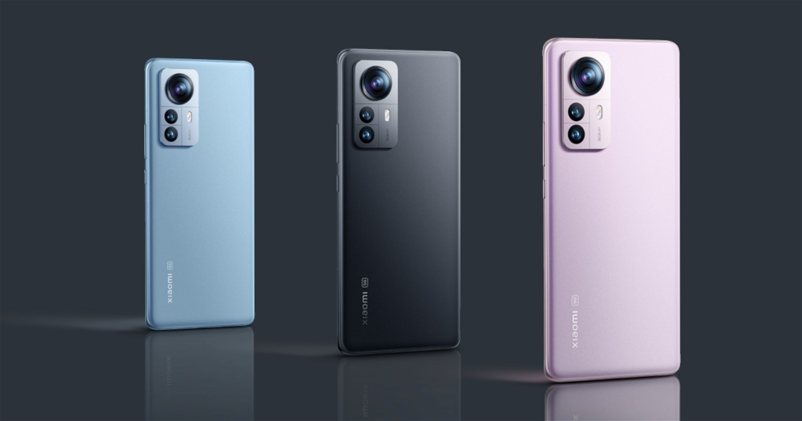 Xiaomi 12 en sus tres colores