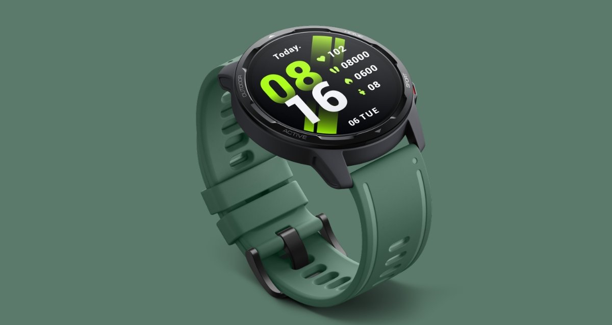 Xiaomi Watch S1 Active verde-portada