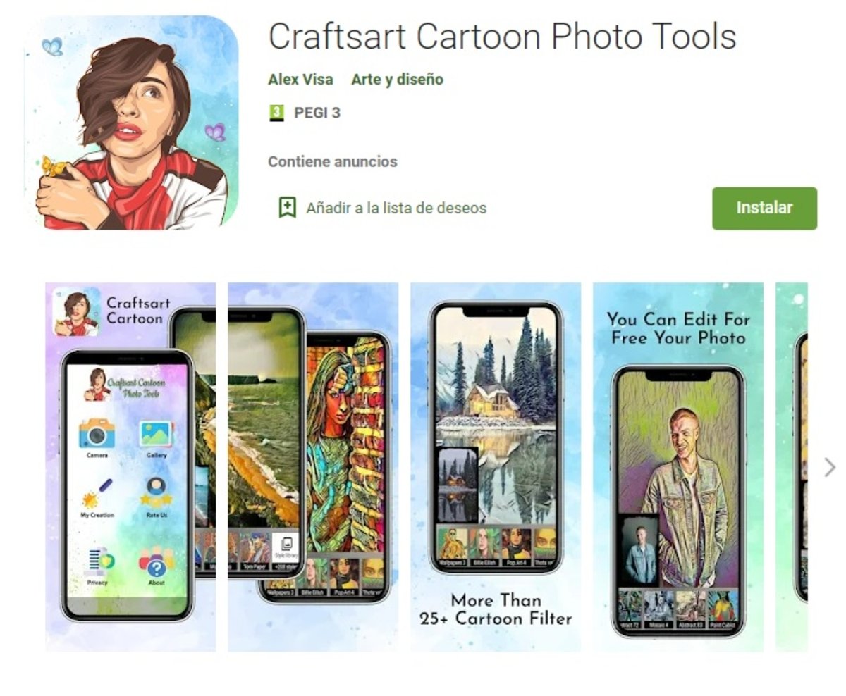 Cuidado con Craftsart Cartoon, roba tus datos de Facebook