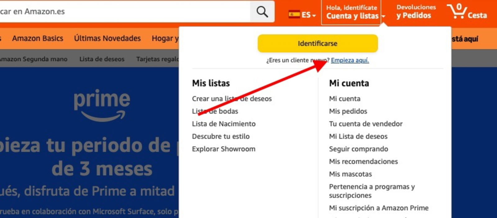prime student suscribirse