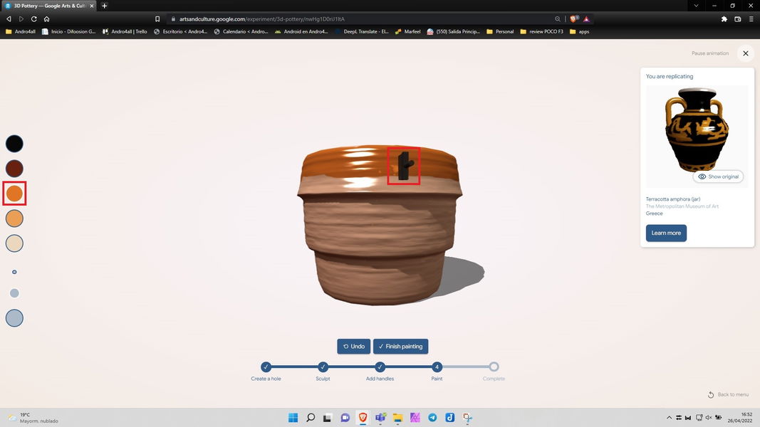 Google tiene un juego que te permite crear jarrones 3D (y es más adictivo de lo que parece)