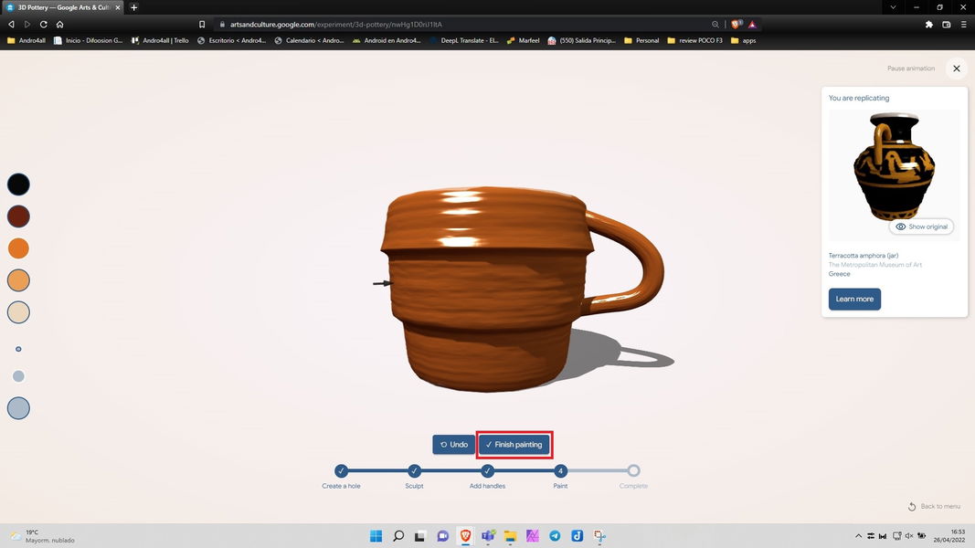 Google tiene un juego que te permite crear jarrones 3D (y es más adictivo de lo que parece)