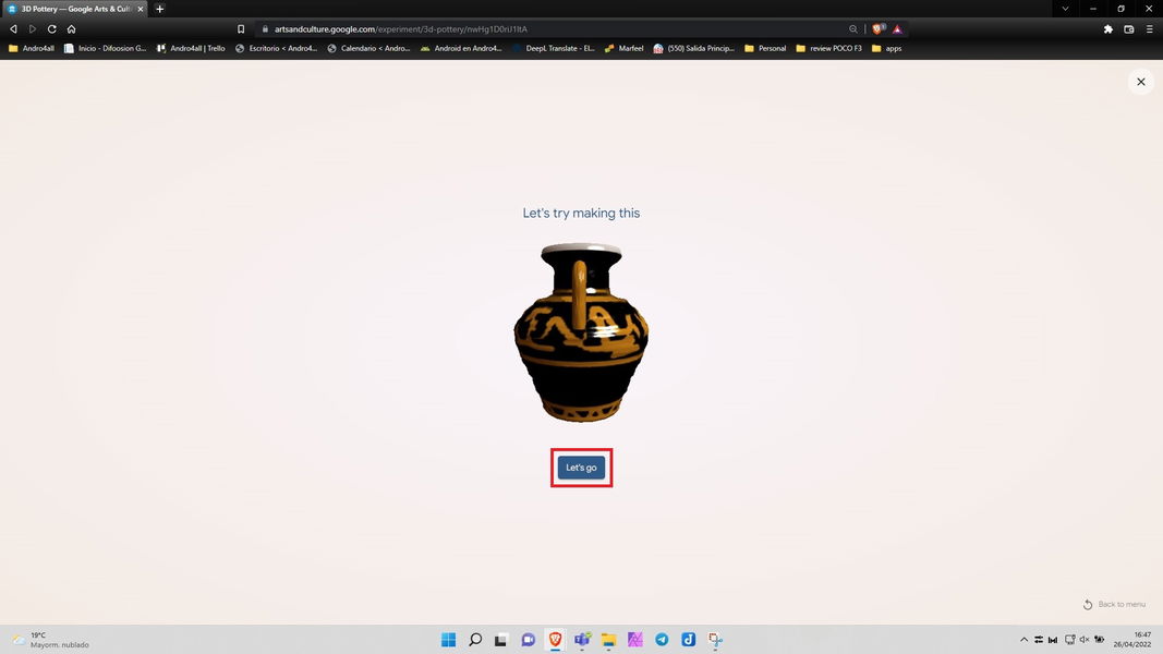 Google tiene un juego que te permite crear jarrones 3D (y es más adictivo de lo que parece)