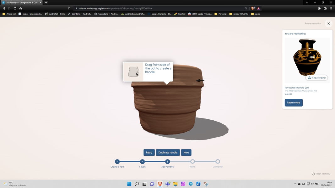 Google tiene un juego que te permite crear jarrones 3D (y es más adictivo de lo que parece)