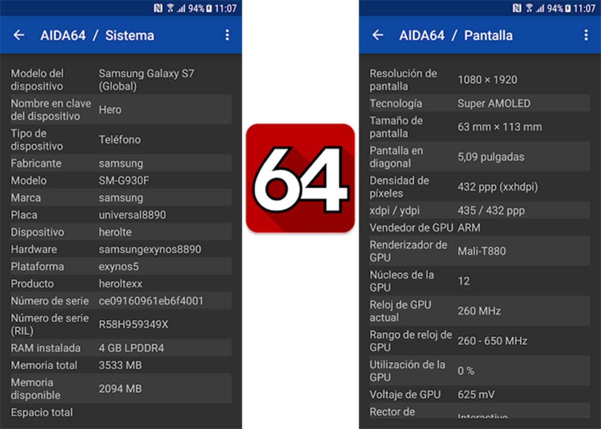 AIDA64: temperatura del CPU y GPU