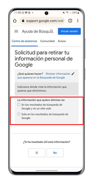 Cómo hacer que tu número de teléfono no salga en Google