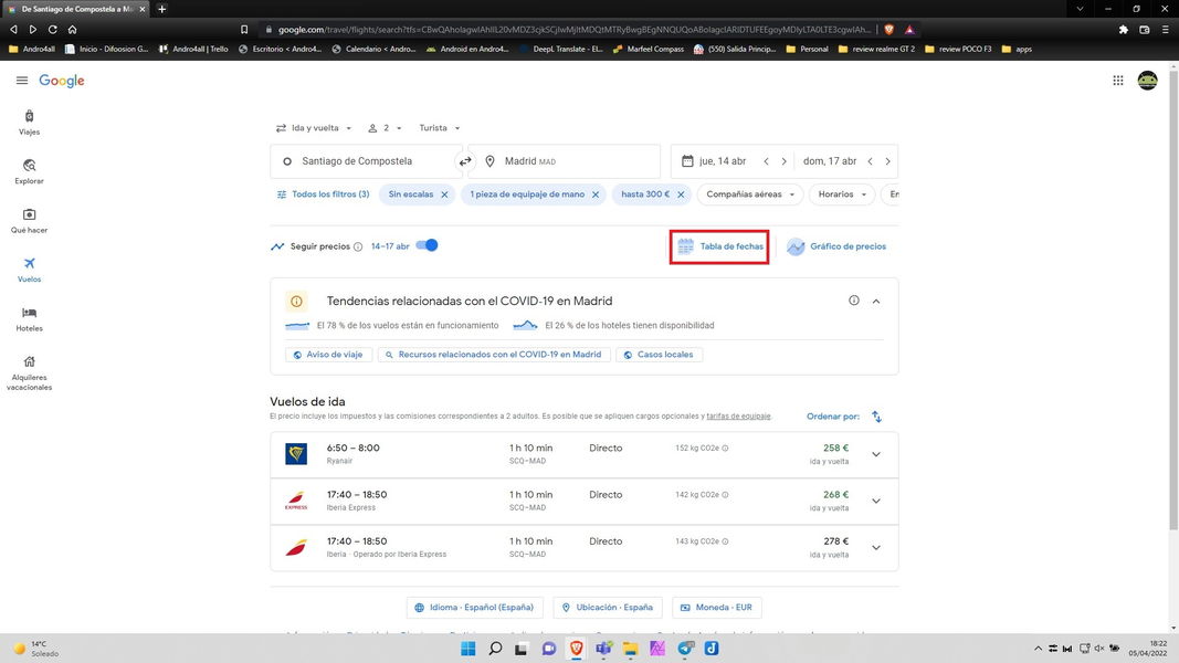 Olvídate de Skyscanner: así puedes usar Google Flights para encontrar vuelos baratos