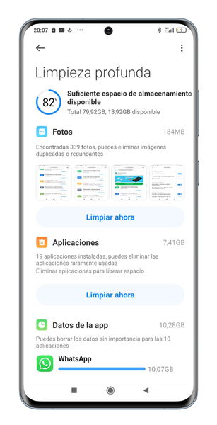 Cómo realizar una limpieza profunda en tu móvil Xiaomi para ahorrar espacio