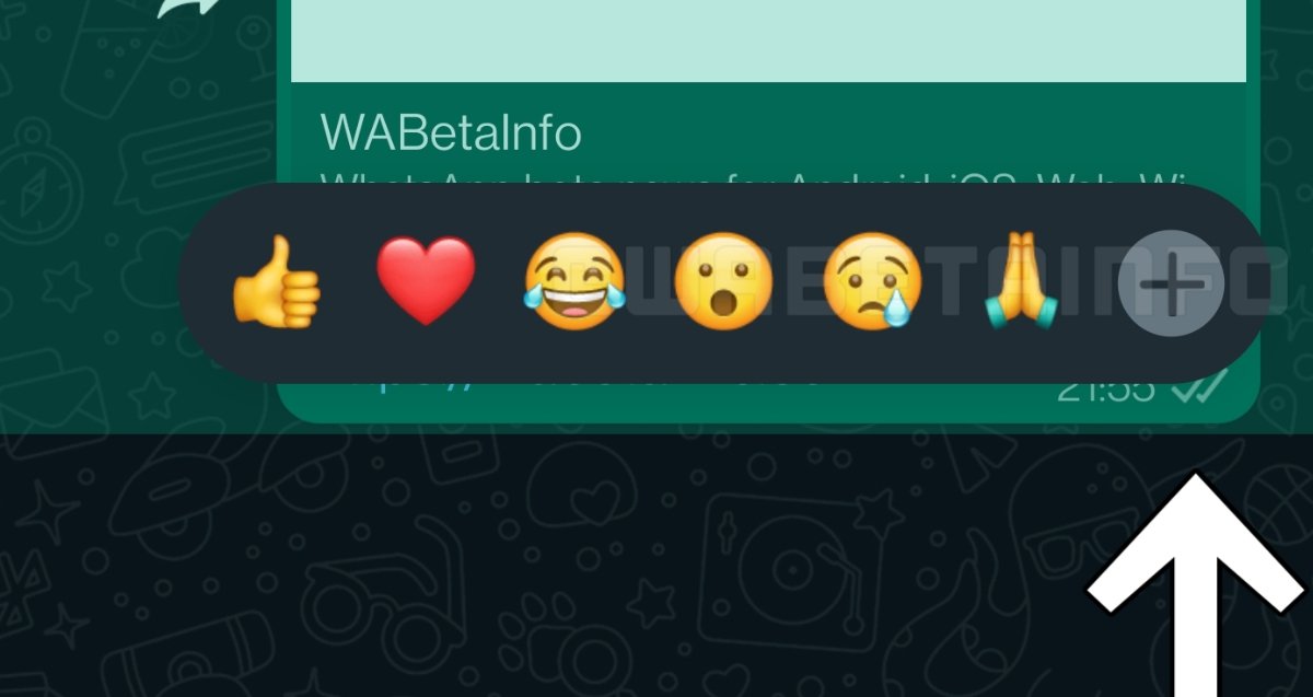 WhatsApp reacciones nuevos emojis