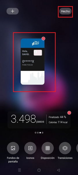 Con este widget puedes tener tu carnet de conducir siempre a mano