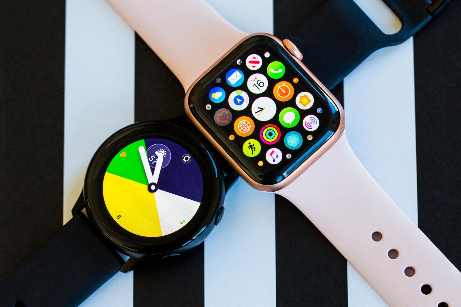 Apple Watch y Galaxy Watch
