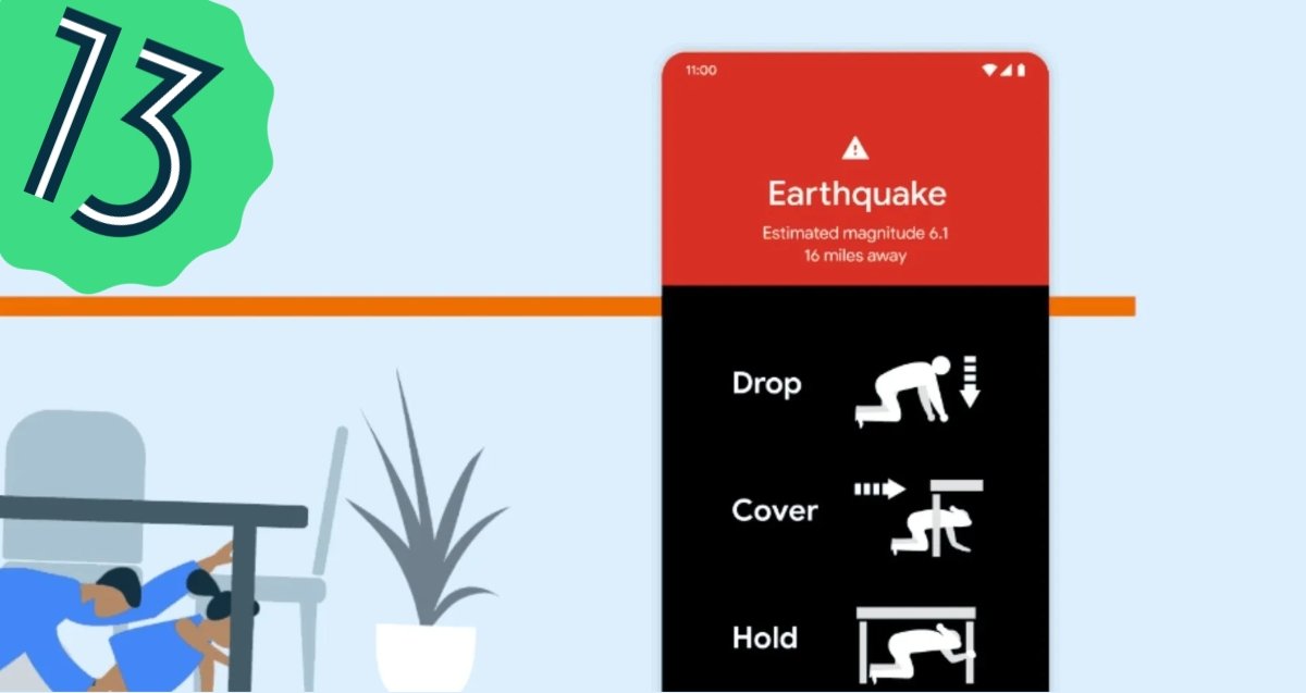 Detector terremotos Android 13-portada