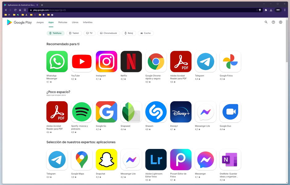 El nuevo diseño de Google Play Store llega a España: así puedes probarlo