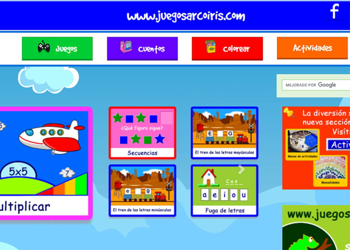 Juegos educativos, Arcoiris: aprender a leer gratis